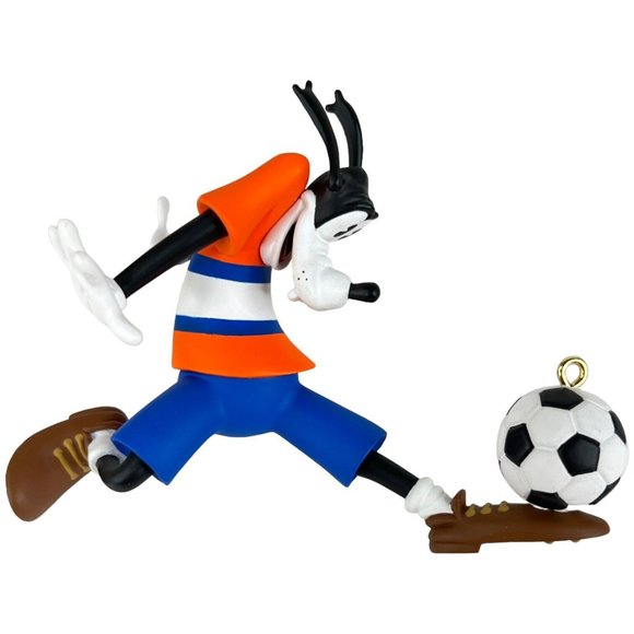 1998 Hallmark Keepsake Ornament Disney Goofy Soccer Star Mickey & Co Christmas - Picture 3 of 8